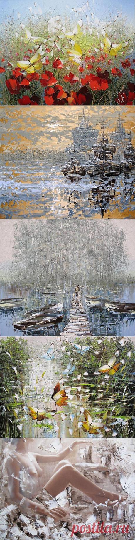 Дмитрий Кустанович. Картины мастихином | Usenkomaxim.ru