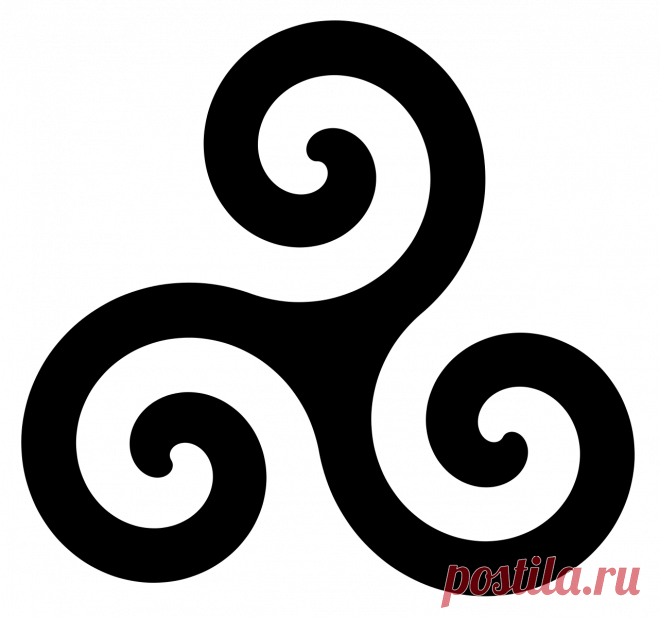 Трискелион — это тройная спираль, наиболее известный кельтский символ.

Наиболее распространённая трактовка — движение энергии, поэтому его считают символом движения, действия, цикличности, а следовательно, прогресса и даже революции и конкуренции.

Кроме того, это символ троичности, треугольника: жизнь-смерть-возрождение, дух-разум-тело, мать-отец-ребенок, прошлое-настоящее-будущее и т.д.

Также трискелион считают символом равновесия, который традиционно используют как за...