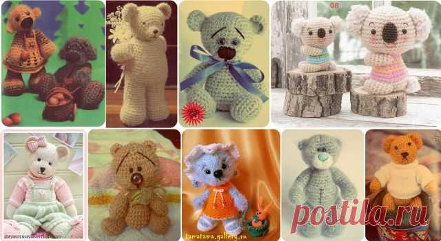 подборка МК по вязанию мишек.