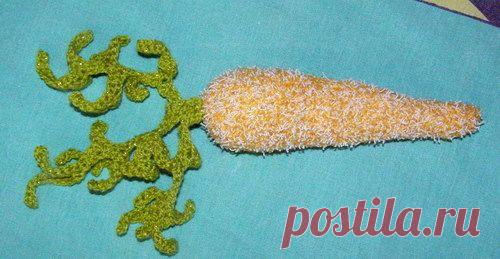 Вязаная морковка