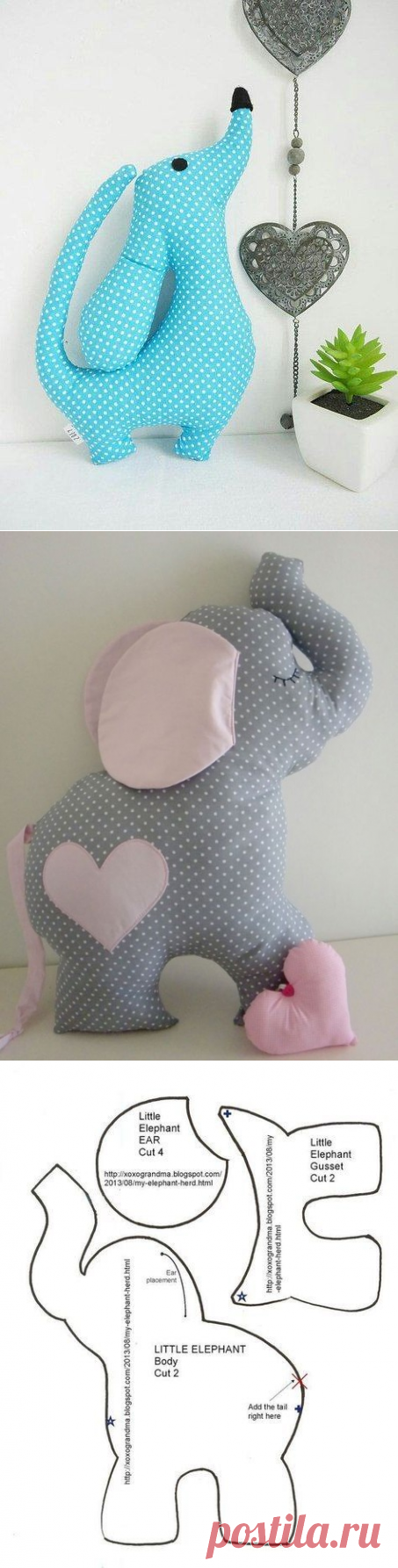 Простые и очаровательные текстильные игрушки