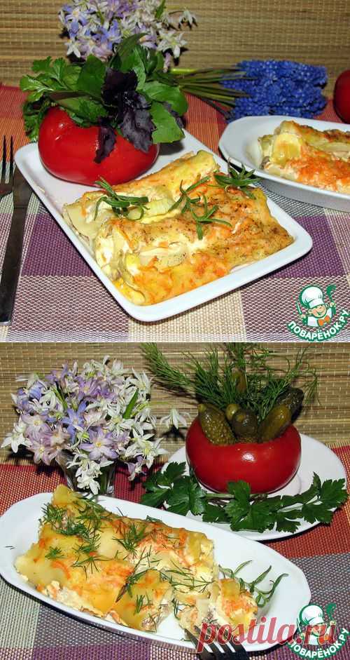 Каннеллони с фаршем и сыром - кулинарный рецепт