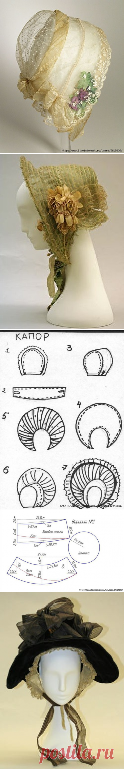 Капор. Выкройка