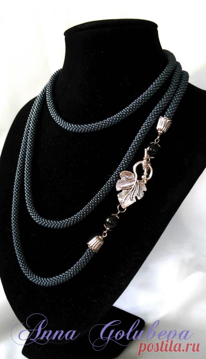 Жгуты "Мокрый асфальт" | biser.info - всё о бисере и бисерном творчестве