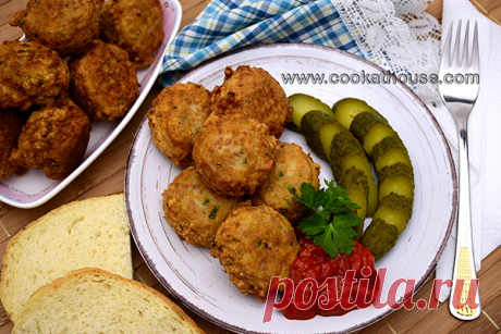 Пържени кюфтенца от боб и кайма - www.cookathouse.com