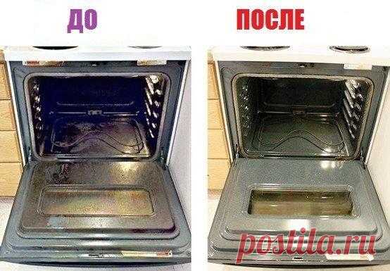 КАК БЫСТРО ОТМЫТЬ ДУХОВКУ.