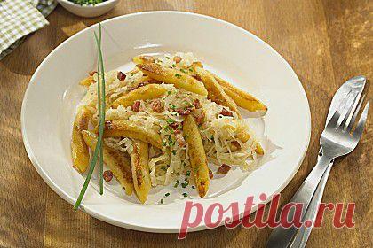 Schupfnudeln mit Sauerkraut und Speckwürfeln (Rezept mit Bild) | Chefkoch.de