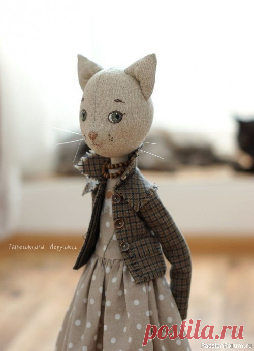 Выкройка кошечки | Разнообразные игрушки ручной работы
