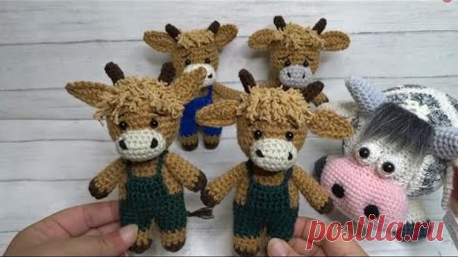 Как связать маленького бычка. Символ года 2021.