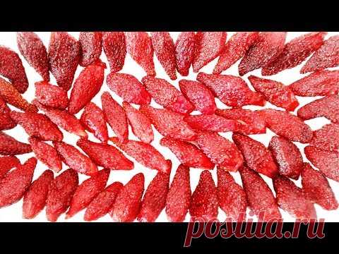 Вяленая Клубника ✧ Как сохранить свежую клубнику на зиму