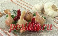Маринованный чеснок - рецепты зубчиками, головками, со свеклой