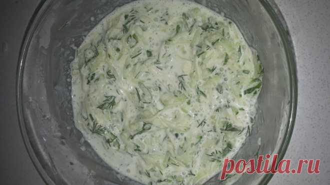 Вкуснейший соус из огурцов 
