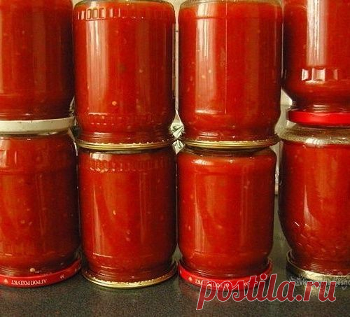 Да-да, вот такой я кетчуп варила в прошлом году, объедение!