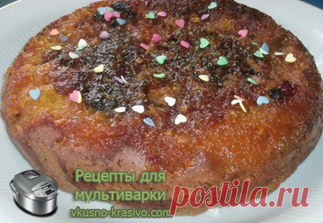 Пирог в мультиварке из тыквы » Рецепты для мультиварки