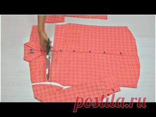 Как превратить старую рубашку в новые вещи, быстро и просто