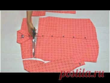 Как превратить старую рубашку в новые вещи, быстро и просто