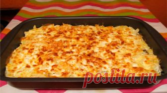Запеканка из тертого картофеля с сыром. Быстро, сытно и очень вкусно Такой картофельной запеканкой можно легко накормить всю семью. Она может служить и...