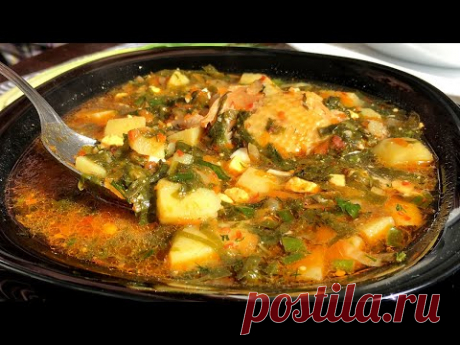 ЗЕЛЕНЫЙ БОРЩ с щавелем и яйцами (бабушкин рецепт) ОЧЕНЬ ВКУСНЫЙ