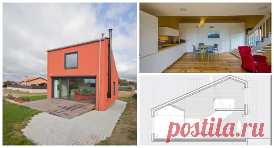 Мини-дом будущего в 50 метров | homify Этот маленький дом с одной спальней готов полностью изменить ваше представление об образе коттеджа в пригороде!