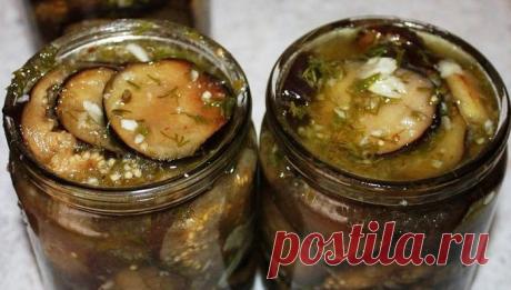 МАРИНОВАННЫЕ БАКЛАЖАНЫ СО ВКУСОМ ГРИБОВ НА ЗИМУ