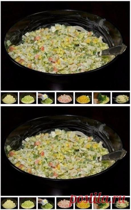 с крабовыми палочками