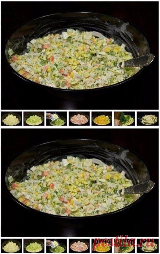 с крабовыми палочками