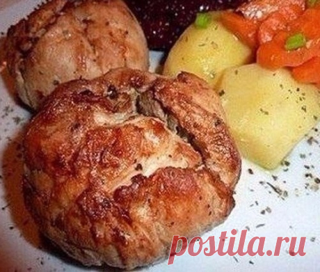 КУРИЦА С ГРИБАМИ ИЛИ КУРИНЫЕ БОМБОЧКИ