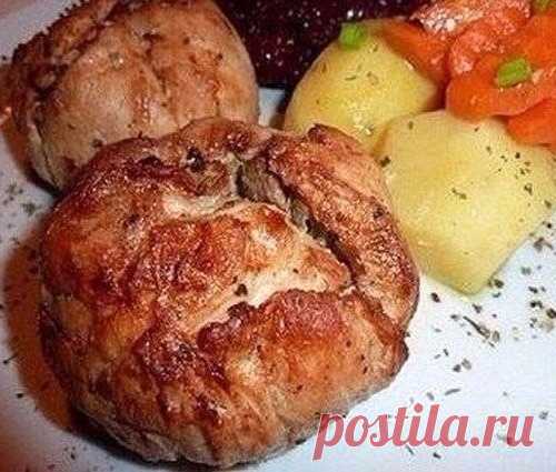 КУРИЦА С ГРИБАМИ ИЛИ КУРИНЫЕ БОМБОЧКИ