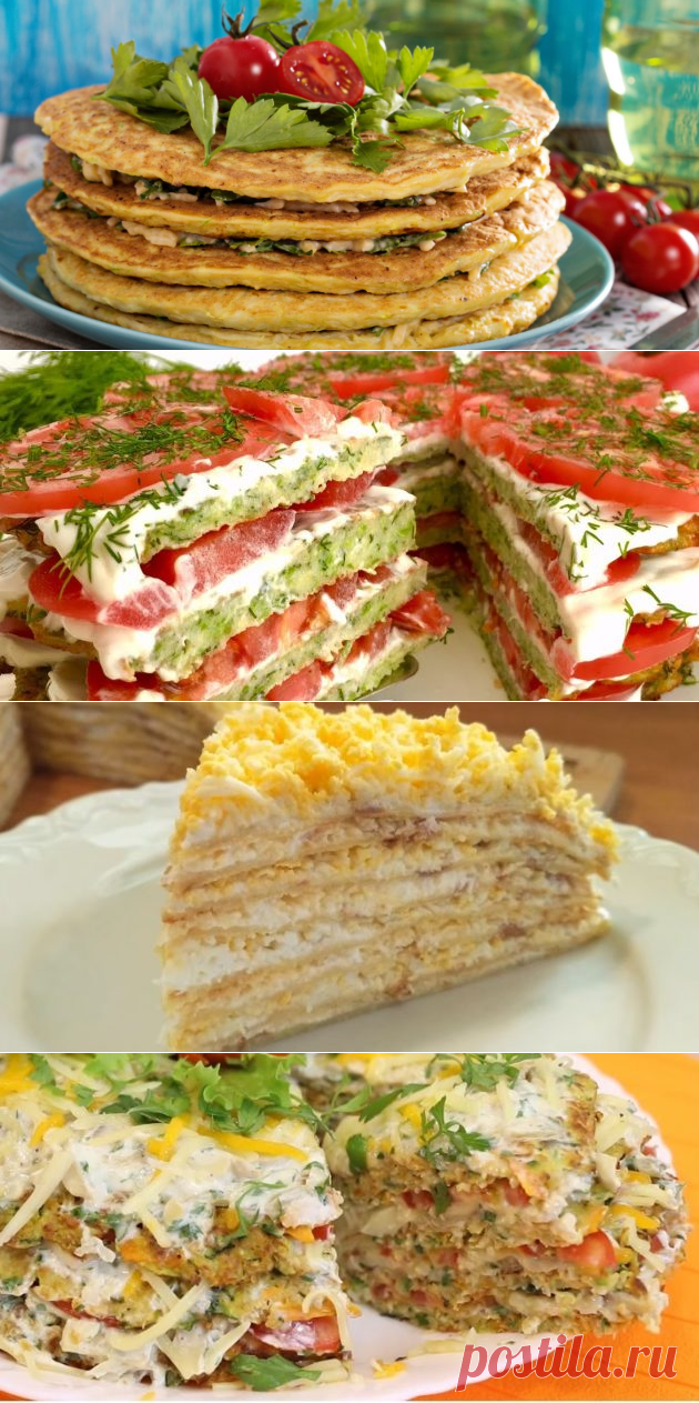 5 очень вкусных тортов из кабачков
