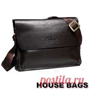 Сумка через плечо, коричневая M2.010 - house-bags.ru