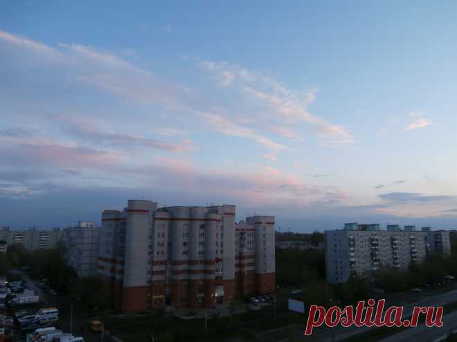 вечер, на проспекте Менделеева