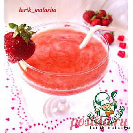 Клубничный &quot;лимонад&quot; для взрослых - кулинарный рецепт