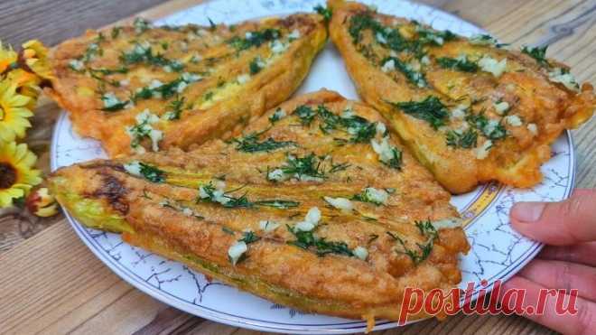 Жареные кабачки вкуснее мяса, удивила всех моих гостей! Почему я не знала этот рецепт раньше？