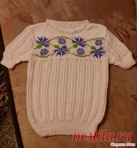 Вроде вышиванка... но спицами :-) - Вязание - Страна Мам