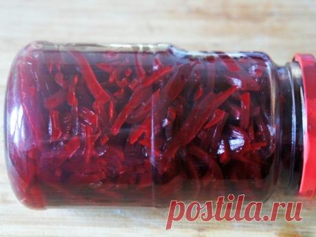 Свекла натуральная стерилизованная. Вкуснотища необыкновенная! Просто объедение!: Загатовки на зиму