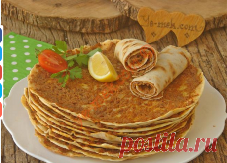 Tavada Lahmacun Tarifi (Resimli Anlatım) | Yemek Tarifleri