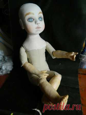 Мой Мааа...ленький блог Stelena Dolls: Процесс создания текстильной шарнирной куклы в антикварном стиле