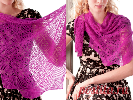 Кружевная шаль | ДОМОСЕДКА