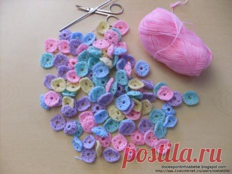 Плед из мотивов. Вязание крючком