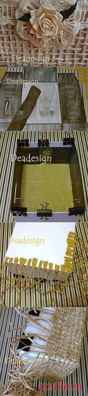 Плетеные корзинки из бумажного шпагата..