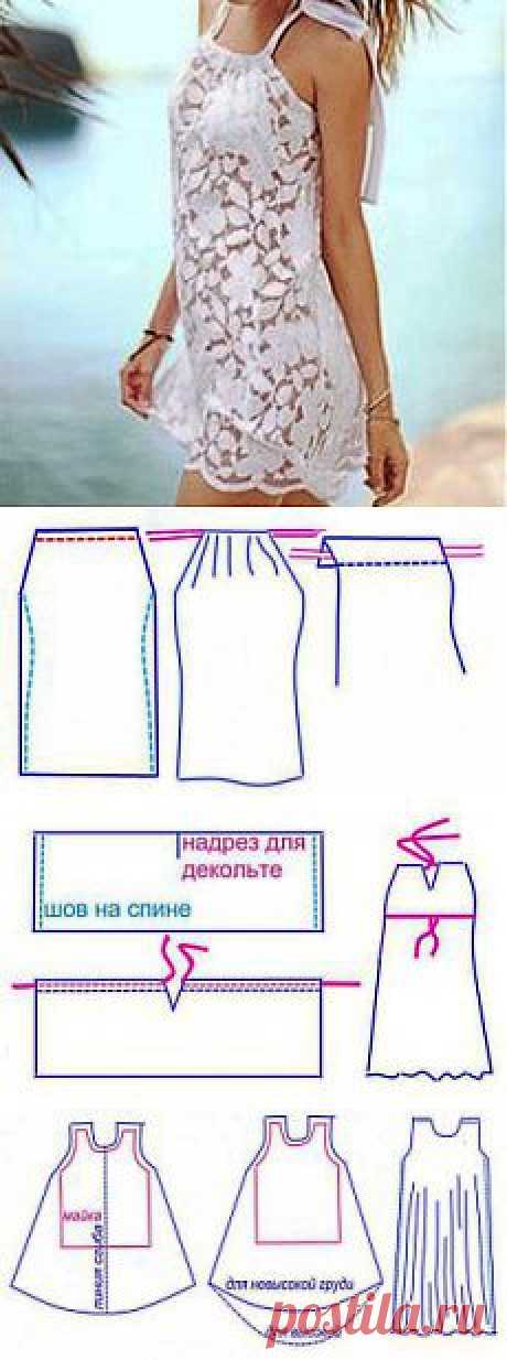 пляжные платья без выкроек