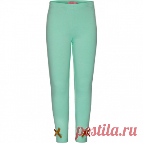 Леггинсы для девочки, цвет аквамарин