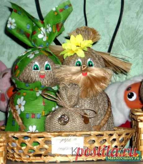 Пара домовых в корзинке своими руками | Клубок