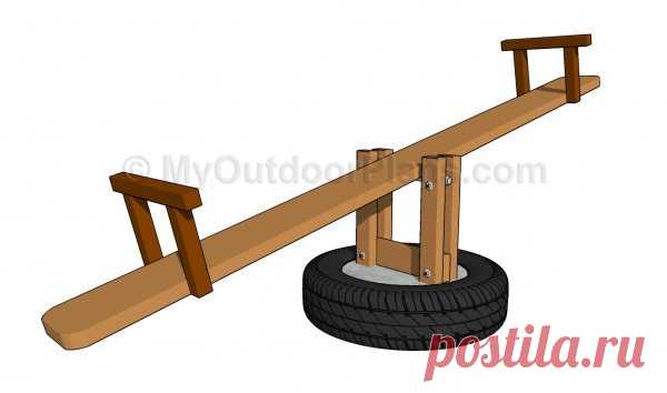 Seesaw Plans | MyOutdoorPlans | Free Woodworking Plans and Projects, DIY Shed, Wooden Playhouse, Pergola, Bbq