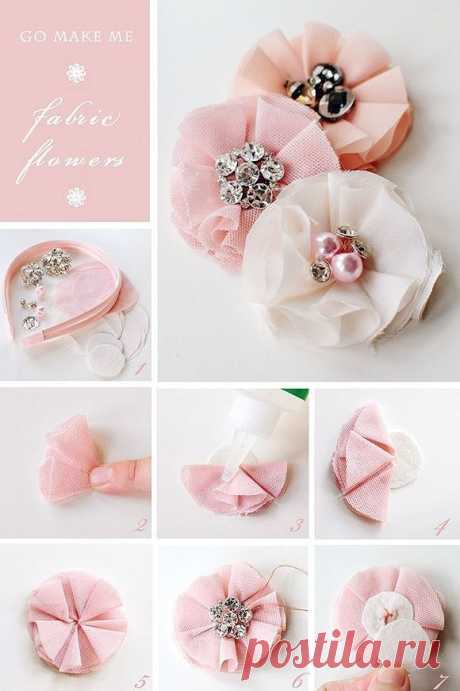 DIY Fabric Flower -