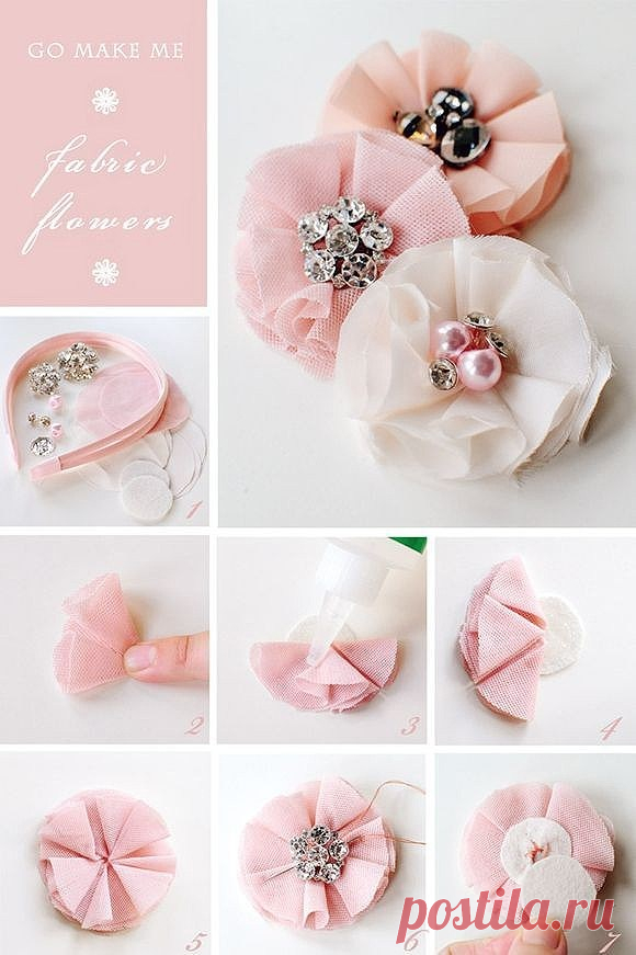 DIY Fabric Flower -
