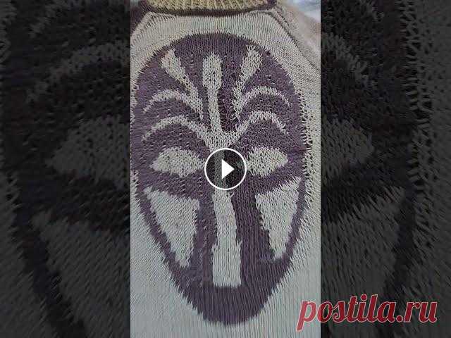 Вязаный спицами пуловер с коротким рукавом  " Маска" по журналу Верена Подиум. Журнал " Верена Подиум" 2/2019. Пряжа Lana Grossa (100% меринос), Lanartus Cashmere/Seide (58 % меринос,22 % шелк, 20 % кашемир),Grignasco K...