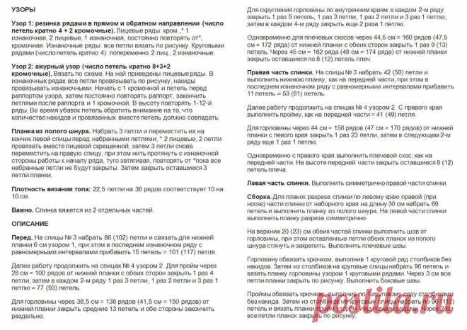 10 летних топов спицами с подробным описанием | Вязание с Paradosik_Handmade | Дзен