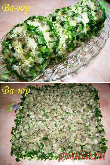 Вкуснейший рулет с сельдью - Простые рецепты Овкусе.ру