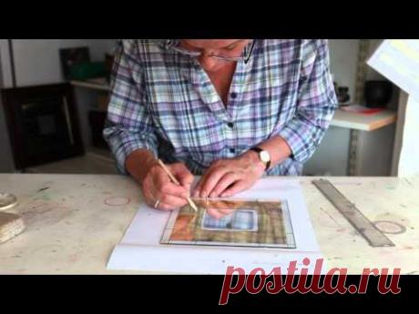 Making a Mirror with Gold and Silver Leaf - YouTube